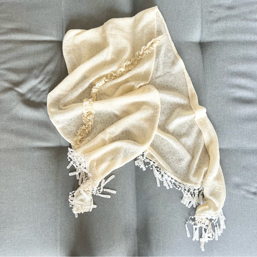 Fringe Tassel Winter Scarf